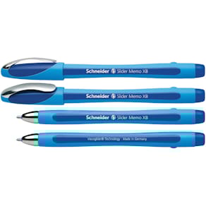 Balpen Schneider Slider Memo, extra breed, blauw
