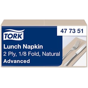 Servett TORK Lunch 2-lags natur 200/fp