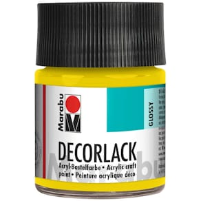 Acryllack Marabu Decorlack, gelb, 50 ml