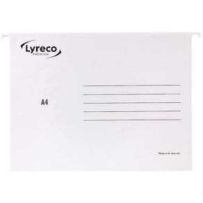 Hängmapp LYRECO premium A4 vit 25/fp