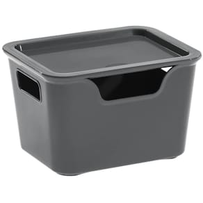 Ablagebox CEP Bella, 1,9 l, mit Deckel, anthrazit