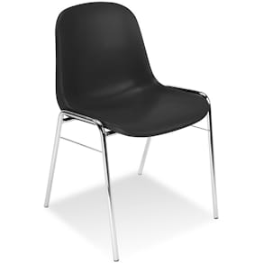 Besucherstuhl Nowy Styl BETA, ohne Armlehnen, K02 schwarz