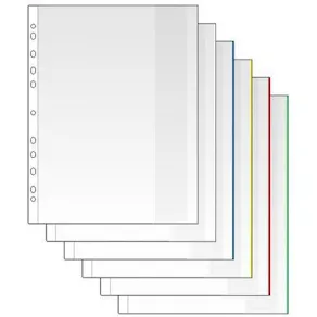 Plastficka Mapp A4 0,12mm neutral 100/fp