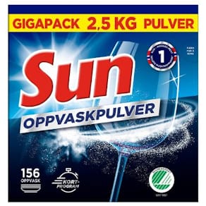 Maskinoppvask SUN pulver 2,5kg