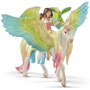 Spielzeugfigur Schleich Surah mit Glitzer-Pegasus, 15 x 16 x 18  