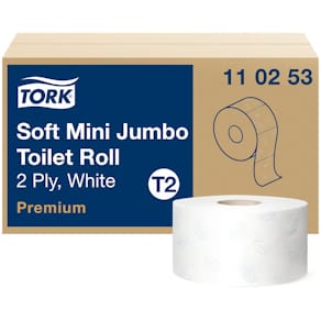 Toilettenpapier Tork Premium, 12 Rollen, weiß