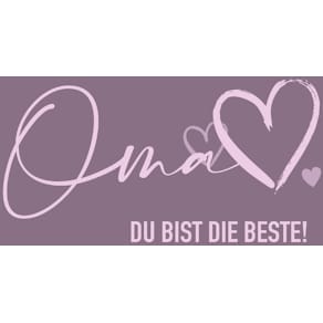 Motivserviette PAPER+DESIGN Oma Spruch, 33 x 33 cm