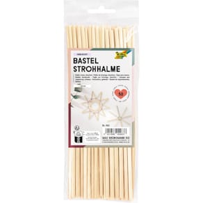 Bastelhalme Folia, chemisch gebleicht, 22 cm