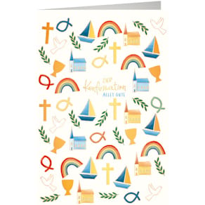 Konfirmationskarte Skorpion’s art, 11,5 x 17 cm, 5er-Pack