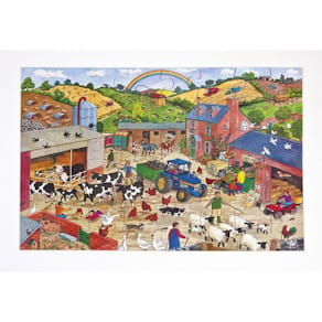 Golvpussel Bondgård, 60x40cm