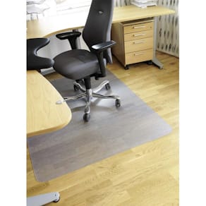 Stoleunderlag Matting uden pigge, 120x150 cm, 2,1mm, transparent