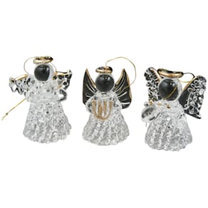 Baumbehang Engel, Glas, klar, sortiert