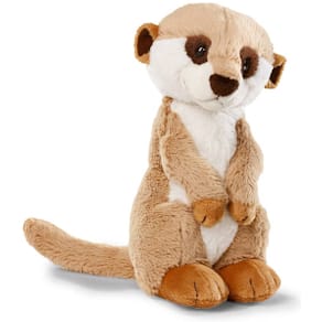 Plüschfigur NICI GREEN Erdmännchen, beige/weiß, 15 cm