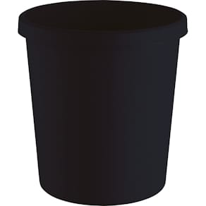 Papierkorb helit the green german, 18 l, schwarz