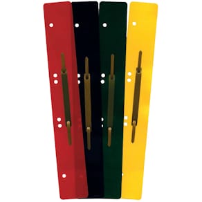 Heftstreifen Q-Connect PP, 45 x 310 mm, 100 St., sortiert