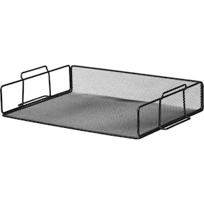 Brevkorg metall 1 fack A4 svart