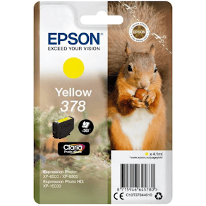 Bläckpatron EPSON C13T37844010 Gul