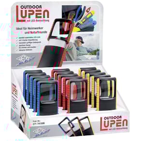 Leselupe WEDO Outdoor, eckig, sortiert