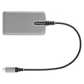 StarTech.com 3-Port USB-C Hub with Ethernet, 3x USB-A Ports,
