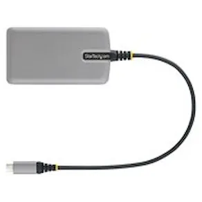 StarTech.com 3-Port USB-C Hub with Ethernet, 3x USB-A Ports,