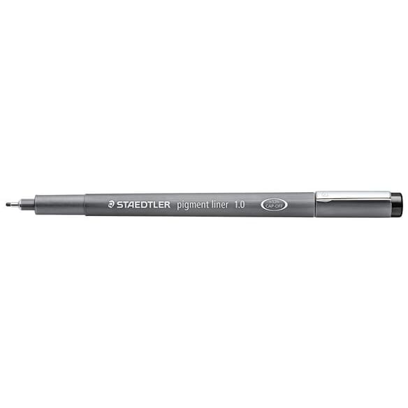 Fiberpenn STAEDTLER 1,0mm sort 10st