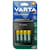 Batterijlader Varta LCD Plug Charger+, inclusief 4 x AA