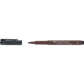 Kalligrafie-Marker Faber-Castell Pitt Pen, sepia dunkel