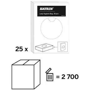 Hygienpåsar KATRIN 30/fp