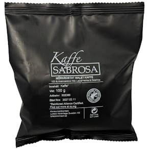 Kaffe SABROSA Mörkrost 100g 64/fp