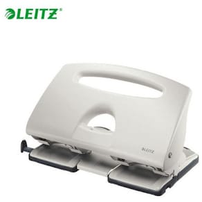 Hullemaskin LEITZ 5132 4H 40 ark lys grå