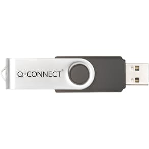 USB-stick Q-CONNECT 2.0, zwart, 8 GB