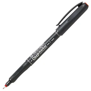 Overheadpenna Ergo permanent, fine, röd