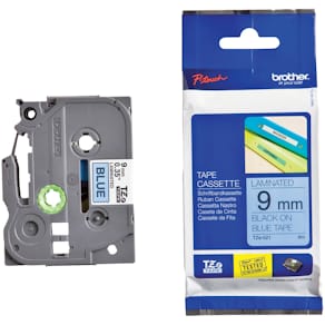 Schriftband Brother TZe-521, 9 mm x 8 m, blau/schwarz