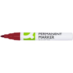 Permanentmarker Q-CONNECT Alu-Schaft, rot