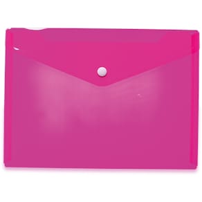 Brieftasche HERMA, Polypropylen, DIN A5, transparent pink
