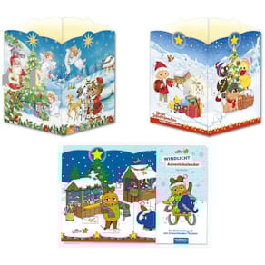 Adventskalender-Postkarte TRÖTSCH Windlicht, sortiert