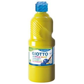 Akrylfärg Giotto 500 ml gul