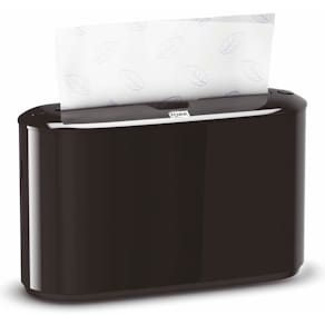 Papirhåndklædedispenser Tork H2 bordmodel, sort 323×116×218 mm
