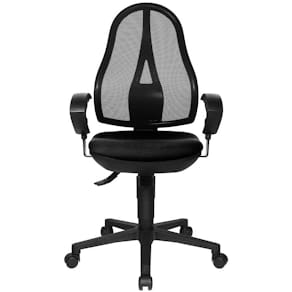 Bürodrehstuhl Topstar Open Point SY, mit Armlehnen, schwarz