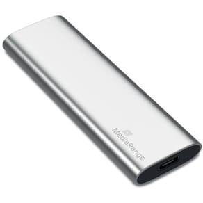 Externe SSD MediaRange, 240 GB, silber