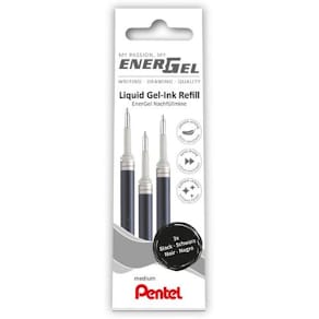 Refill PENTEL EnerGel LR7 0,7 svart 3/fp