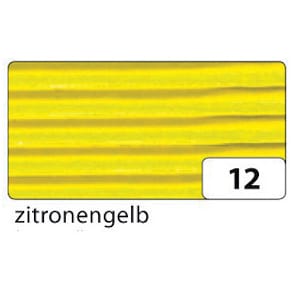 Wellpappe Folia, zitronengelb, 50 x 70 cm