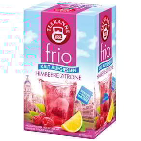 Tee TEEKANNE frio Himbeere-Zitrone, 18 Teebeutel