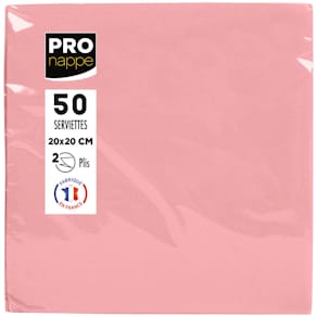 Servett PRONAPPE 20x20cm rosa 50/fp