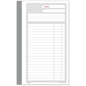 Triplikatbog Mayland 180x200 mm, hvid, 10 stk