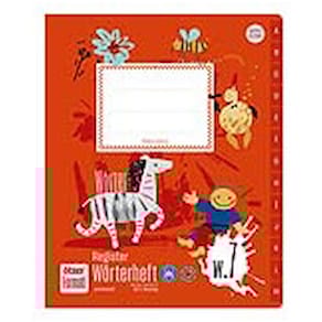 Registerheft Ursus Formati Wörter, Quart, liniert