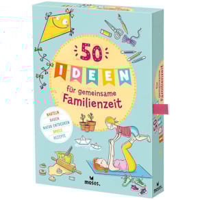 Kartenspiel MOSES 50 Ideen für gemeinsame Familienzeit, 50 Karten
