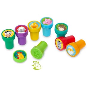 Kinderstempel TRENDHAUS Bauernhoftiere, sortiert, selbstfärbend