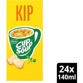 Instantsoep Knorr Cup-a-Soup, kip, pak van 24 zakjes
