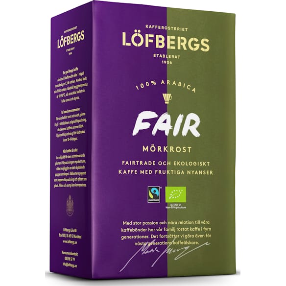 Kaffe LÖFBERGS Fair Dark Eko/FT 450g